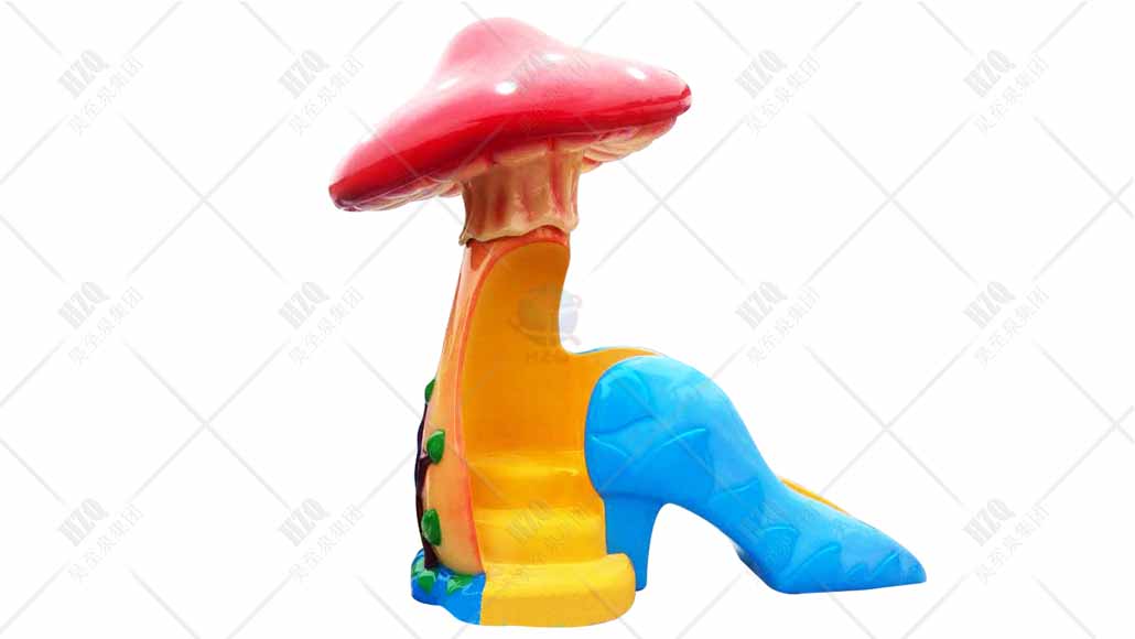 儿童戏水滑梯-蘑菇滑梯