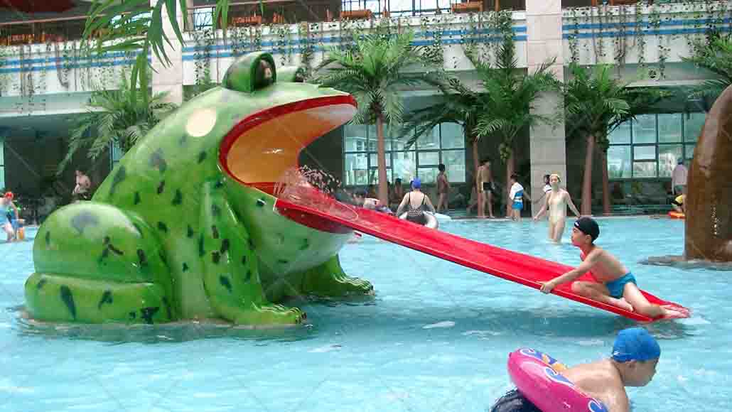 儿童戏水滑梯-老青蛙滑梯